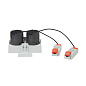ART-SQF-180x2 LED светильник встраиваемый безрамочный полуповоротный Downlight   -  Встраиваемые светильники 